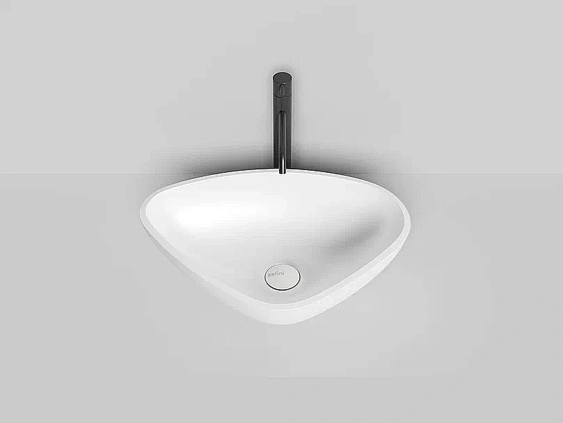 Раковина накладная Salini GLORIA 06 S-Sense 1102106G 56 белая купить в интернет-магазине Sanbest