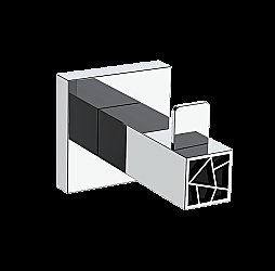 Крючок CeramaLux Venezia 88601-1 хром купить в интернет-магазине сантехники Sanbest