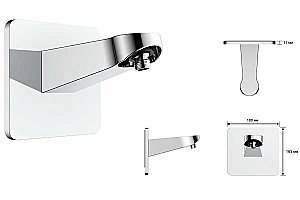 Верхний душ Vincea Inspire 32 VSHD-3I4CMB черный купить в интернет-магазине сантехники Sanbest