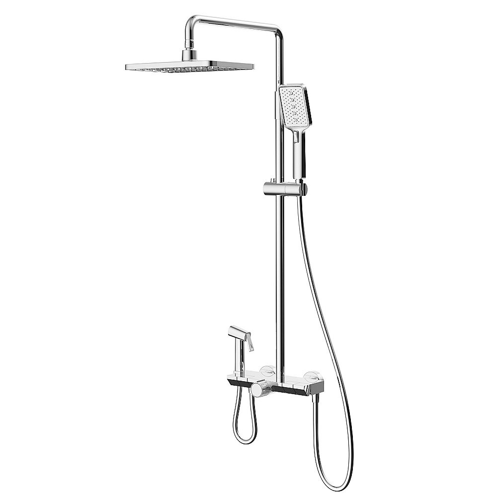 Душевая система Black&White Universe UK7016C хром купить в интернет-магазине сантехники Sanbest