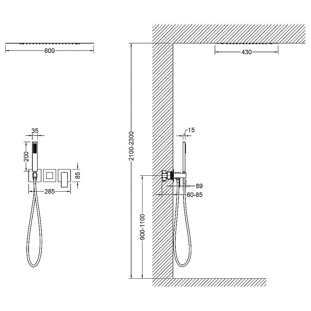 Душевая система Timo Selene SX-2129/00SM хром купить в интернет-магазине сантехники Sanbest