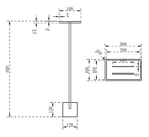 Стойка для ванной Abber STEIN AS1635 белая купить в интернет-магазине сантехники Sanbest
