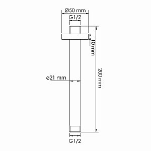 Держатель верхнего душа WasserKraft Asphe A337 розовое золото купить в интернет-магазине сантехники Sanbest