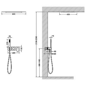 Душевая система Timo Selene SX-2129/00SM хром купить в интернет-магазине сантехники Sanbest
