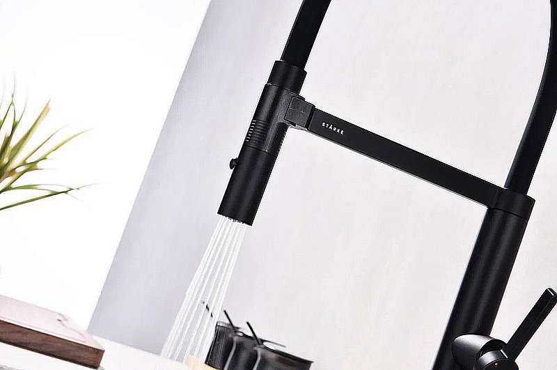 Смеситель для кухни Paulmark Leader Le214101-AN антрацит купить в интернет-магазине сантехники Sanbest