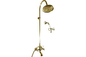 Душевая система Rav-Slezak MORAVA RETRO MK559.5/3Z золото купить в интернет-магазине сантехники Sanbest