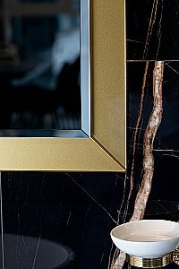 Зеркало Boheme NeoArt Vallessi Dolce 567-G золото в ванную от интернет-магазине сантехники Sanbest