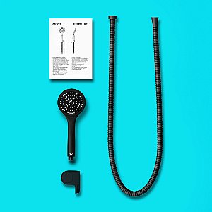 Душевой гарнитур Dorff Comfort D0208000BL черный матовый купить в интернет-магазине сантехники Sanbest