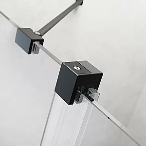 Шторка для ванны Radaway Furo SL Black PND II 120 стекло прозрачное/профиль черный матовый купить в интернет-магазине Sanbest