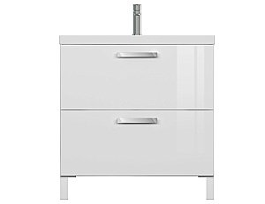 Мебель для ванной Cersanit MELAR 80 со смесителем, белая для ванной в интернет-магазине Sanbest