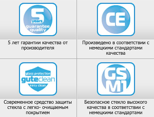 Душевой уголок Gutewetter LUX SQUARE GK-003 левый 100 купить в интернет-магазине Sanbest