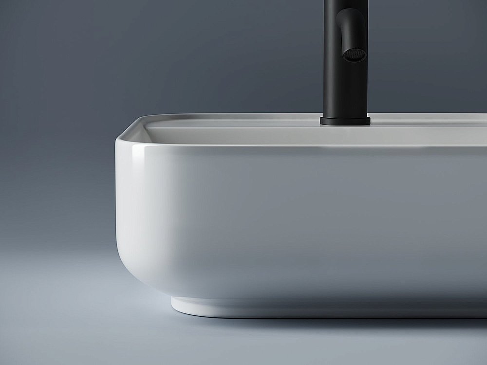 Раковина накладная Ceramica Nova Element CN5014 белая купить в интернет-магазине Sanbest