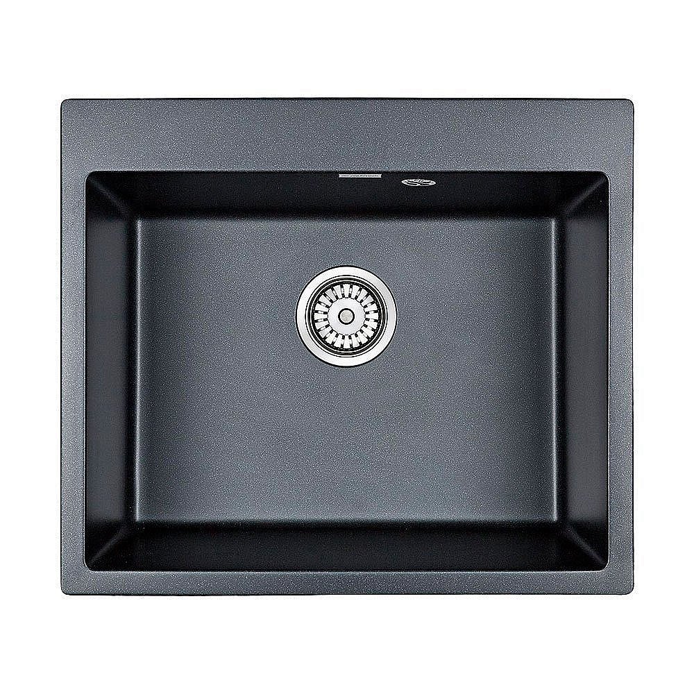 Мойка кухонная Paulmark Kante PM106052-BLM Черная купить в интернет-магазине сантехники Sanbest