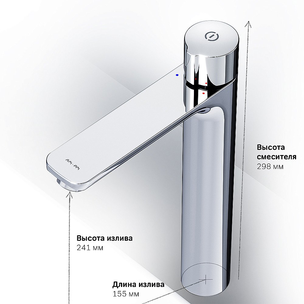 Смеситель для раковины AM.PM X-Joy F85A92500 купить в интернет-магазине сантехники Sanbest