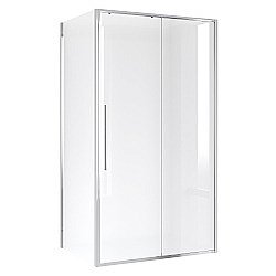 Душевой уголок Niagara Nova NG-64-12A/NG-A80-34 120х80 стекло прозрачное/профиль хром купить в интернет-магазине Sanbest