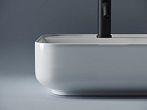 Раковина накладная Ceramica Nova Element CN5014 белая купить в интернет-магазине Sanbest