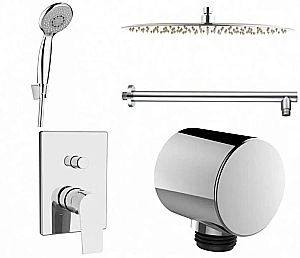 Душевая система Aquanet STATIC 2.11 257167 хром купить в интернет-магазине сантехники Sanbest