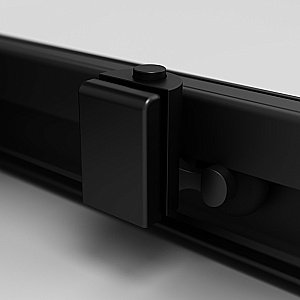 Душевой уголок AM.PM Func Square Slide W84G-403-9090-BТ 90х90 стекло прозрачное/профиль черный матовый купить в интернет-магазине Sanbest