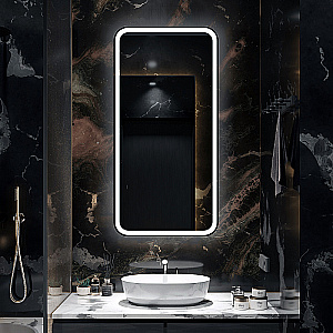 Зеркало Azario Мальта 60х120 LED-00002936 белое в ванную от интернет-магазине сантехники Sanbest