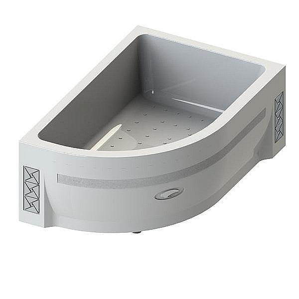 Душевой поддон Радомир 118х78 белый купить в интернет-магазине Sanbest