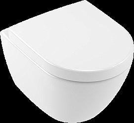 Унитаз подвесной Villeroy&Boch Subway 2.0 5606R0R1 альпийский белый, безободковый купить в интернет-магазине Sanbest