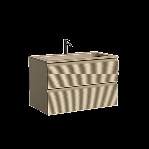 Тумба с раковиной Sancos FOLK FL80CP/CN7012MC 80 капучино для ванной в интернет-магазине Sanbest