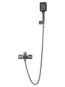 Смеситель для ванны с душем WONZON & WOGHAND EDGE, Темный графит (WW-88639003A-BGM) купить в интернет-магазине сантехники Sanbest