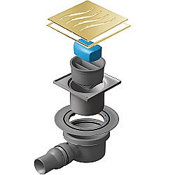 Душевой трап Pestan Confluo Standard 13000169 золото купить в интернет-магазине Sanbest