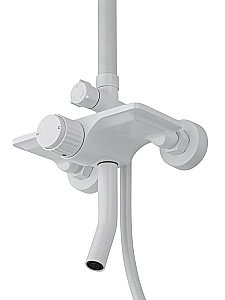 Душевая система WONZON & WOGHAND CLICK, Белый матовый (WW-N3S962-MW) купить в интернет-магазине сантехники Sanbest