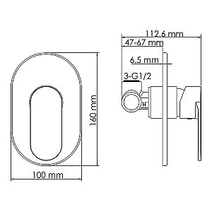 Смеситель для раковины WasserKRAFT A85593 белый купить в интернет-магазине сантехники Sanbest