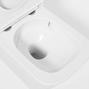 Унитаз-компакт Vincea Q-Line VT2-12T белый, с крышкой микролифт, с бачком, слив-торнадо купить в интернет-магазине Sanbest