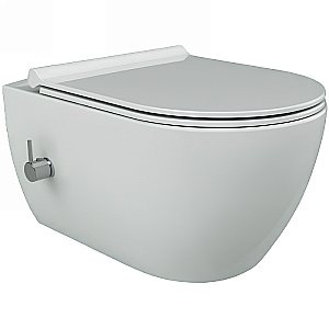 Унитаз Boheme Bianca 963-2-WM белый матовый, безободковый, с функцией биде купить в интернет-магазине Sanbest