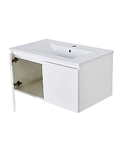 Тумба с раковиной Orange КВАДРО KV-80TUW+Ra для ванной в интернет-магазине Sanbest