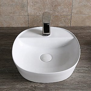 Раковина накладная CeruttiSpa 40 CR0075 белая купить в интернет-магазине Sanbest