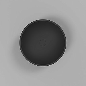 Раковина накладная WhiteCross Cornelian 43 0714.043043.201 черная матовая купить в интернет-магазине Sanbest