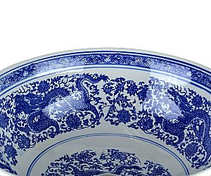 Раковина накладная Bronze de Luxe Dragons 41 6050 с декором купить в интернет-магазине Sanbest