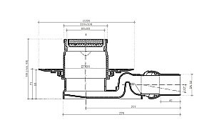 Душевой трап Pestan Confluo Standard 10х10 Plate 4 купить в интернет-магазине Sanbest