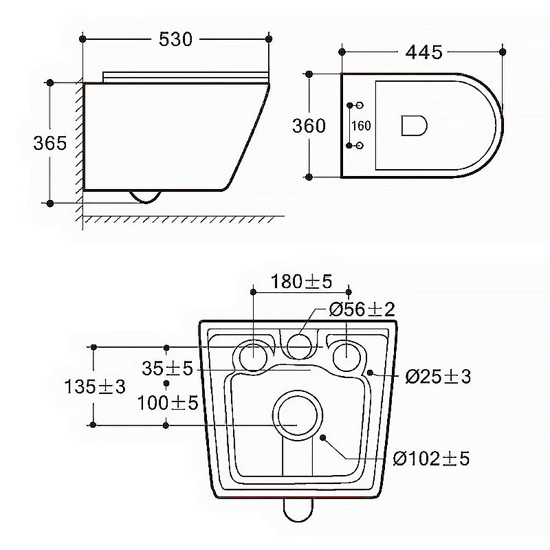 Инсталляция для унитаза Azario AZ-8010-1000 купить в интернет-магазине сантехники Sanbest