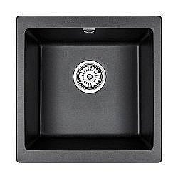 Мойка кухонная Paulmark Brilon PM404800-BL Черная купить в интернет-магазине сантехники Sanbest