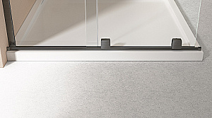 Душевая дверь Vincea Walk-In 120 VDS-4WSL120 стекло прозрачное/профиль вороненая сталь купить в интернет-магазине Sanbest