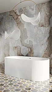 Ванна Salini PERLA S-sense 1049101G 170x80 белая купить в интернет-магазине Sanbest