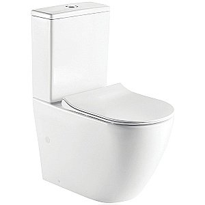 Унитаз напольный Koller Pool ROUND RN-0665-RC безободковый, с крышкой микролифт, с бачком купить в интернет-магазине Sanbest