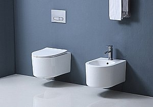 Биде Aquatek Мия AQ1004-00 белое купить в интернет-магазине Sanbest