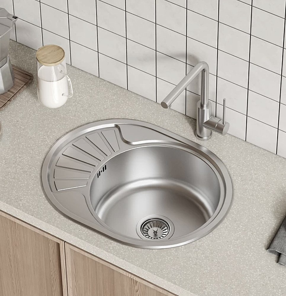 Кухонная мойка Iddis Suno SUN60SDi77 60 сатин купить в интернет-магазине сантехники Sanbest