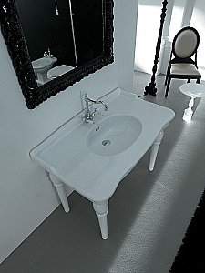 Раковина подвесная Artceram Hermitage 112 HEL004 01 00  bi*1 белая купить в интернет-магазине Sanbest