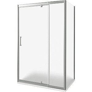Душевой уголок Good door ORION WTW-PD+SP 90x80 стекло матовое/профиль хром купить в интернет-магазине Sanbest