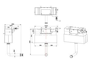 Бачок скрытого монтажа Burlington Bespoke F6CC GB купить в интернет-магазине сантехники Sanbest