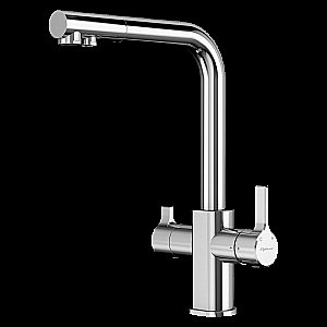 Смеситель для кухни Elghansa Kitchen Pure Water 56A5511 хром купить в интернет-магазине сантехники Sanbest
