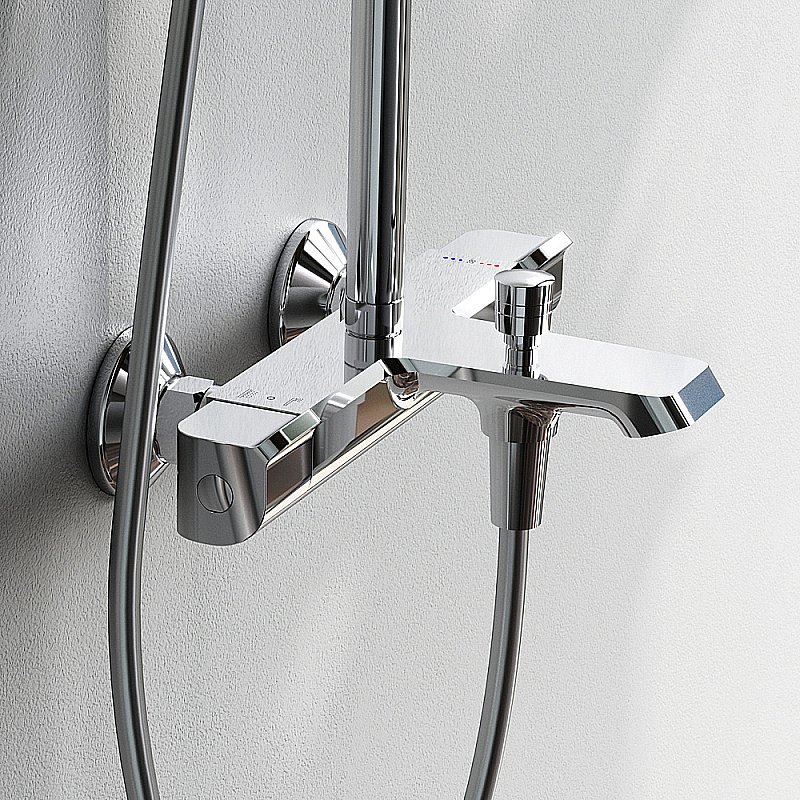 Душевая система AM.PM Func F078F500 хром купить в интернет-магазине сантехники Sanbest