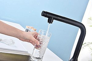 Смеситель для кухни Paulmark Urban Ur213104-AN антрацит купить в интернет-магазине сантехники Sanbest